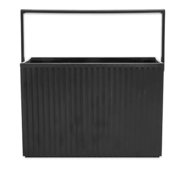 Hachiman Omnioffre Stacking Storage Box - Medium Black