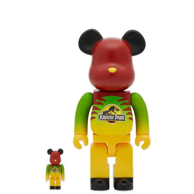 Medicom Be@rbrick Jurassic Park Green & Yellow Ver. Multi