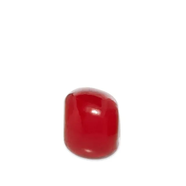 First Arrows Men's Vintage Glass Bead Spacer Red