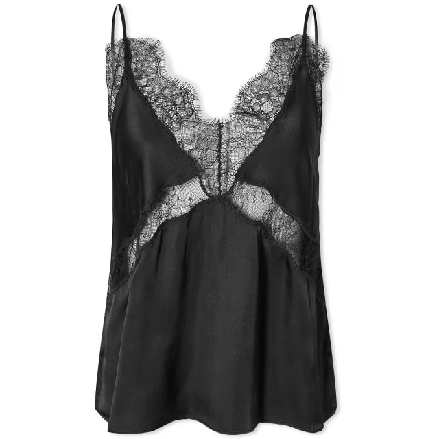 Anine Bing Women's Amelie Camisole Top Black