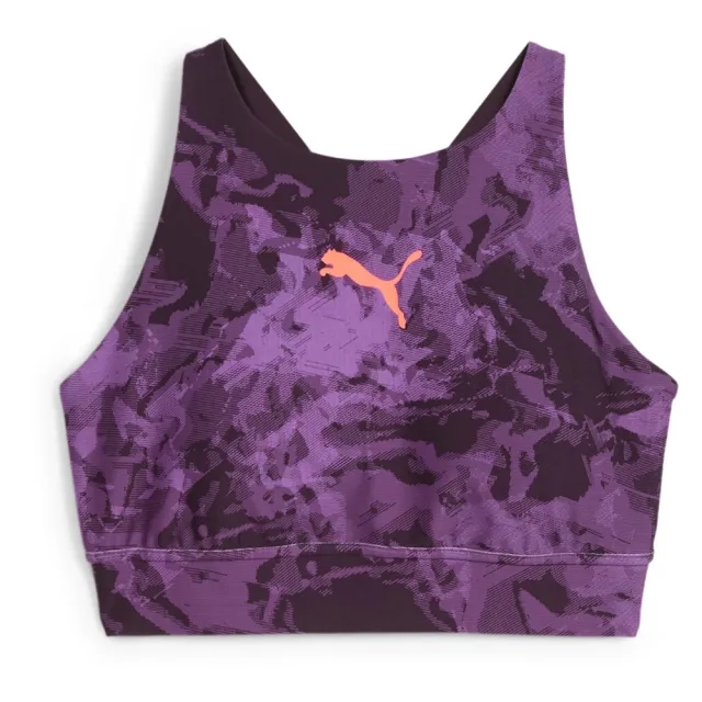 PUMA Individualblaze Eversculpt Football Bra Women, Midnight Plum, size Large