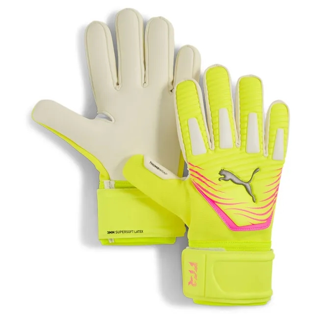 PUMA Future Match Nc Football Goalkeeper Gloves, Yellow Alert/Sun Struck, size 10