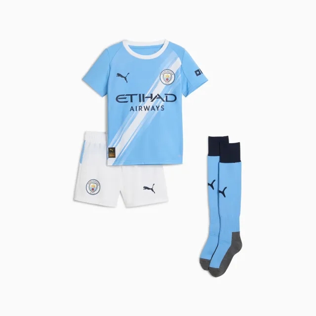 PUMA Manchester City 25/26 Home Minikit Kids, Light Blue/White, size 2-3 Months