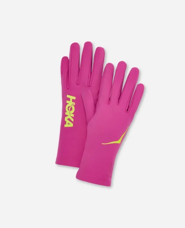 Hoka Airolite Run Gloves In Fuschia