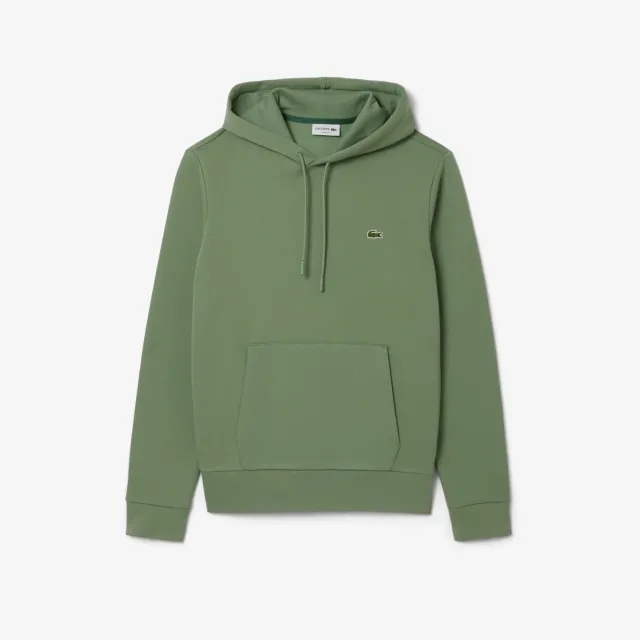 Lacoste Zip-Up Fleece Hoodie - Green
