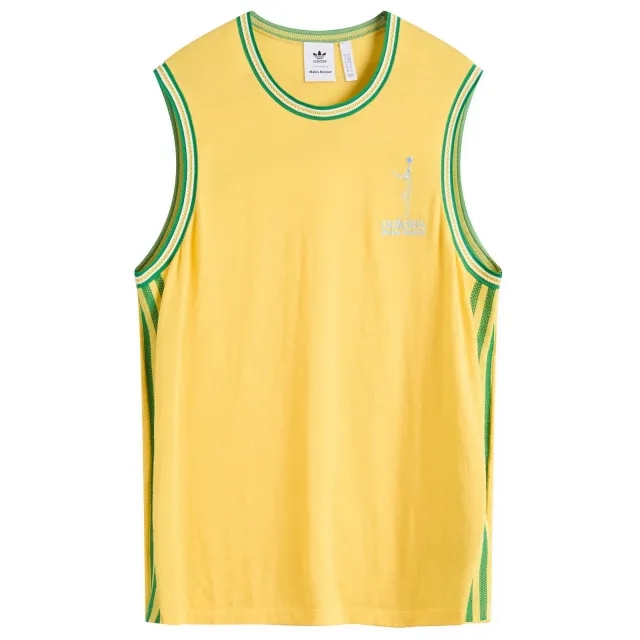 Adidas Men's x Wales Bonner Jabbar Knit Vest Spring Yellow