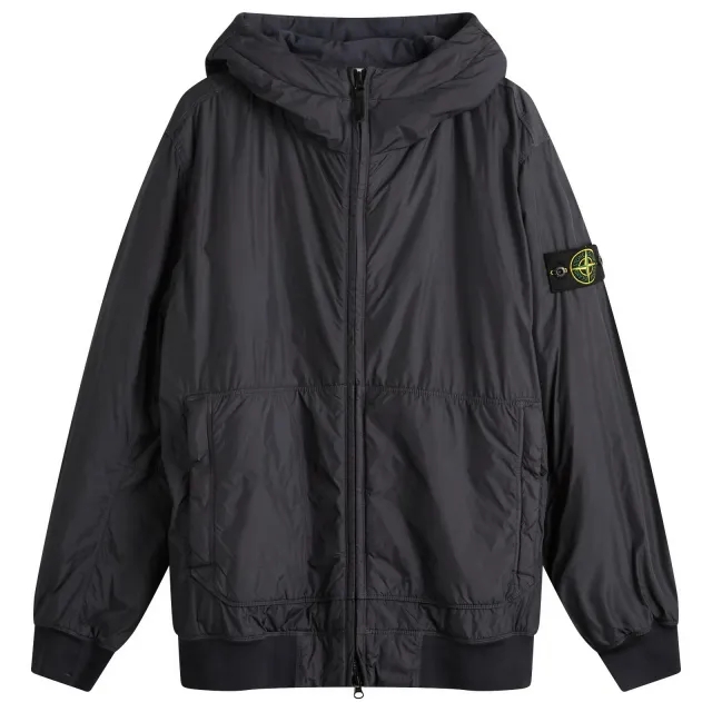 Stone Island Men's Crinkle Reps Nylon Hooded PrimaLoft Jacket