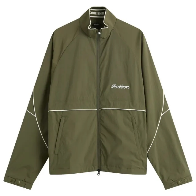 Malbon Men's Riva Nylon Jacket Cypress Green