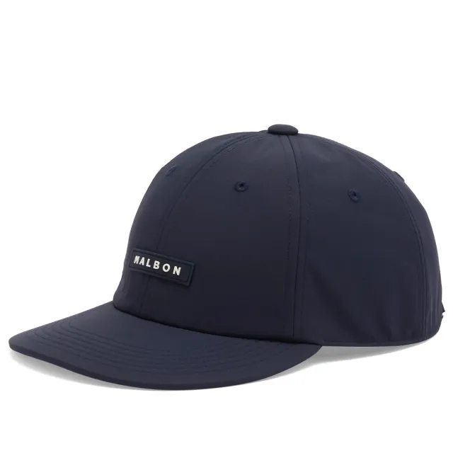 Malbon Men's Block Nylon Packable Cap Navy