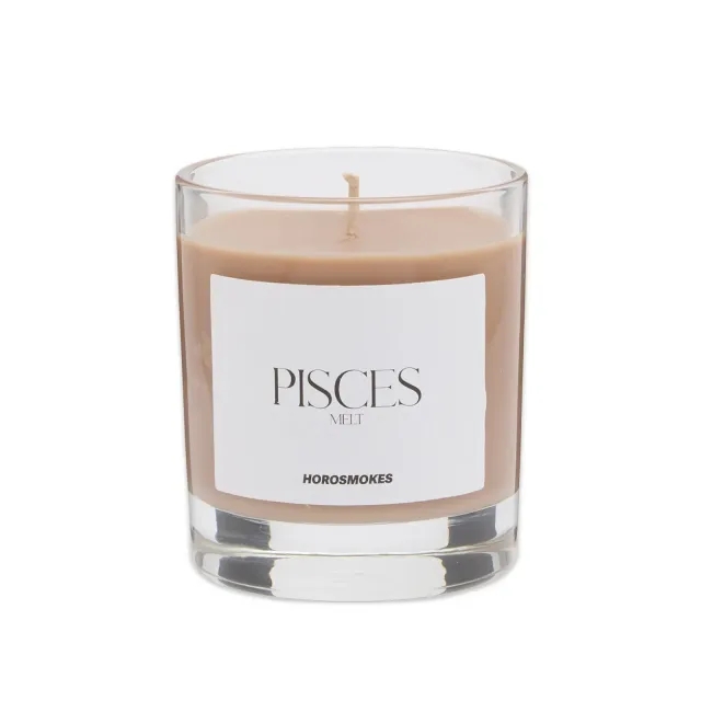 Horosoaps Pisces Candle Brown
