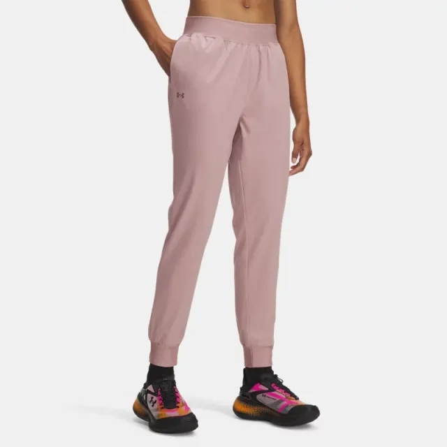 Under Armour  Rival Women's High-Rise Woven Pants Tourmaline Pink / Maroon Mist L