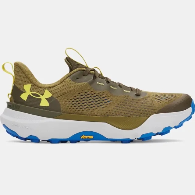 Under Armour  Infinite Pro Unisex Trail Running Shoes Canteen Green / Expedition Green / Yellow Shade 5.5