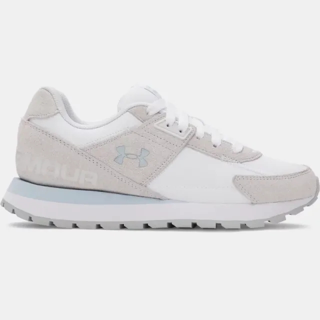 Under Armour  Essential Runner Women's Shoes White / Distant Gray / Blue Calm 7.5