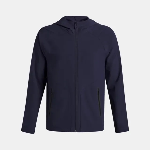 Under Armour  Unstoppable Boys' Full-Zip Washed Navy / Black YLG (59 - 63 in)