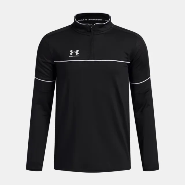 Under Armour  Challenger Training Boys' ¼ Zip Black / White YLG (59 - 63 in)