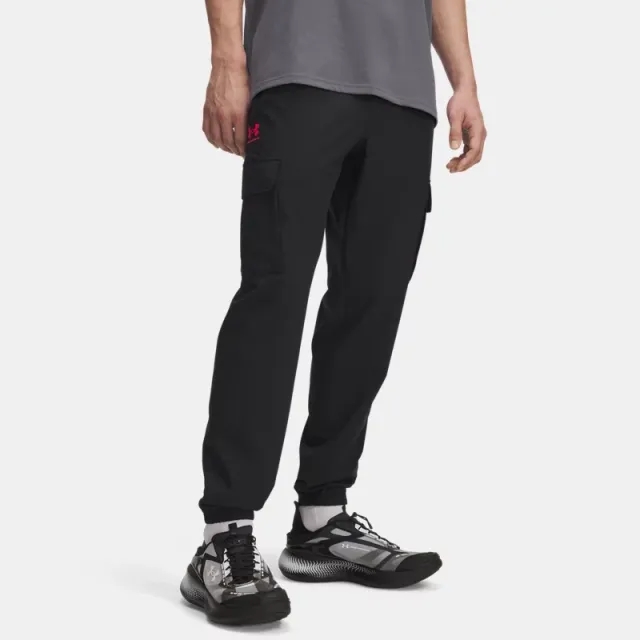 Under Armour  Vibe Woven Men's Cargo Pants Black / Racer Red L