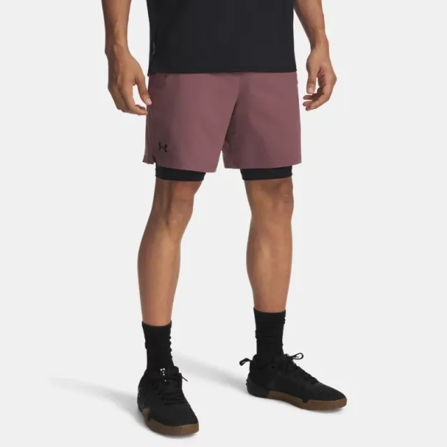 Under Armour  Vanish Woven Men's 2-in-1 Shorts Maroon Mist / Black L