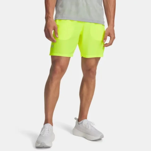Under Armour  Launch Men's 7" Shorts High Vis Yellow / High Vis Yellow / Reflective L