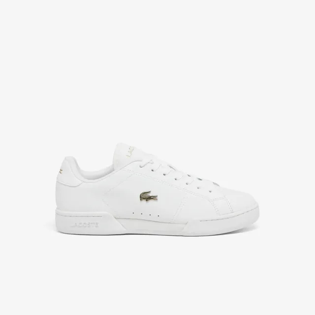 Lacoste Women's Carnaby Cup Leather Sneakers - White & Gold
