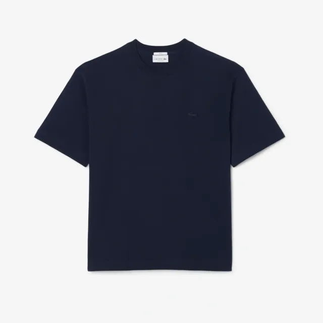 Lacoste Loose Fit Heavy Jersey T-shirt - Midnight Blue