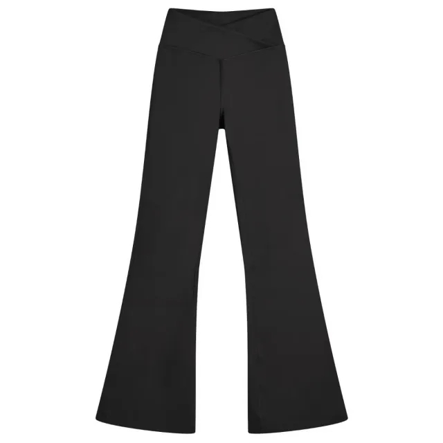 TALA Women's DayFlex Wrap Flared Yoga Pants '30 Shadow Black
