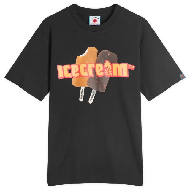 END. x ICECREAM Popsicle T-Shirt Black