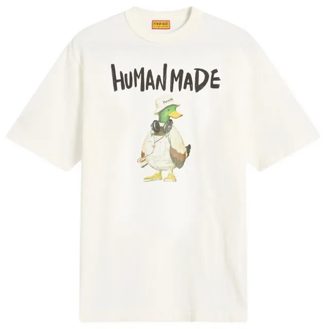 Human Made Men's Polo Duck T-shirt White