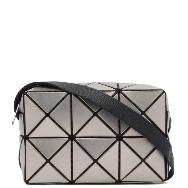 BAO BAO ISSEY MIYAKE Women's Cuboid Metallic Shoulder Bag Silver