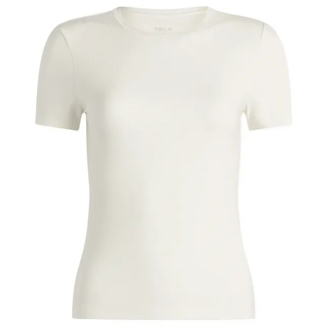 TALA Women's 365 Long Line T-Shirt Coconut Milk