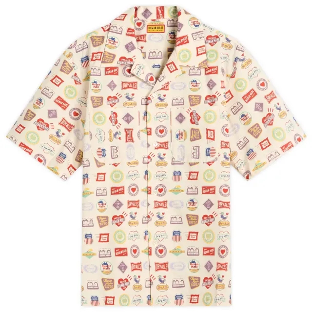 Human Made Men's Souvenir Vacation Shirt White