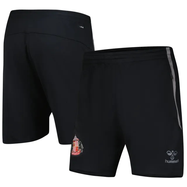 Sunderland Hummel Training Shorts - Black - Kids