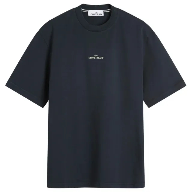 Stone Island Men's Industrial Print T-Shirt Navy Blue