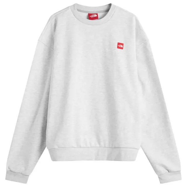 The North Face Men's Redbox Crew Sweat Tnf Classic/Grey Heather