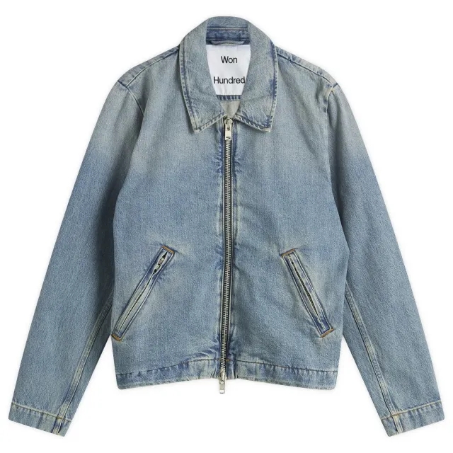 Won Hundred Men's Dutton Denim Jacket 80S Light Blue