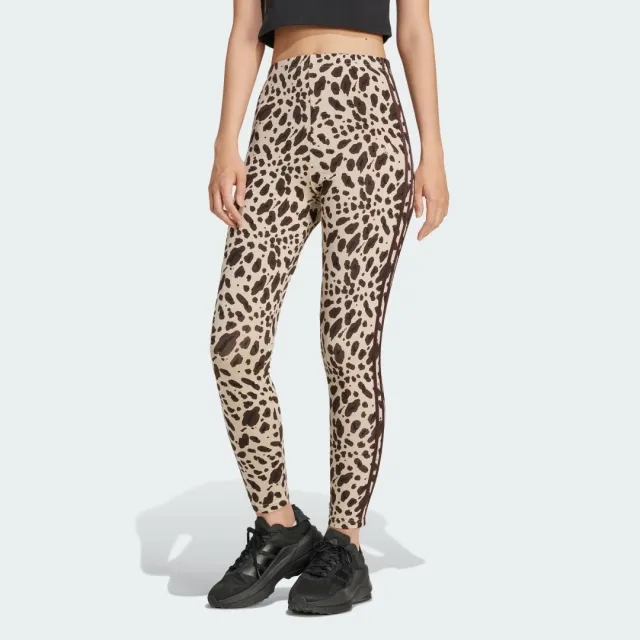 adidas Essentials 3-Stripes Animal Print Leggings