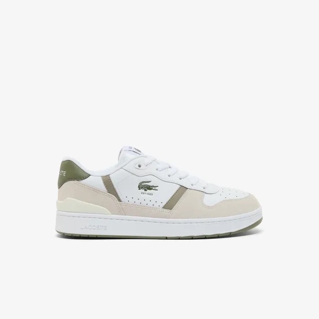Lacoste Men's T-Clip Set Sneakers - White & Khaki