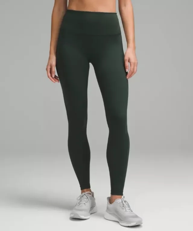 lululemon – Women's Wunder Train High-Rise Tight Leggings – 28" – Color Green – Size 0