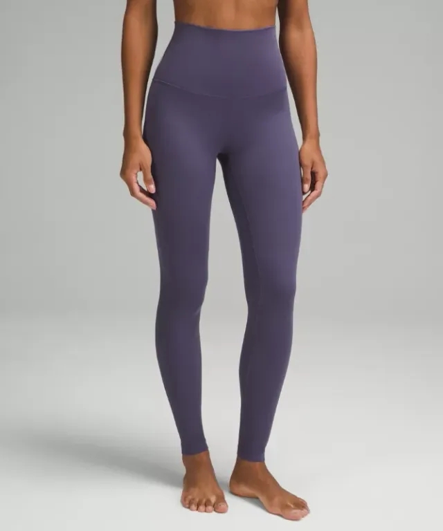 lululemon – Women's Align Super-High-Rise Pants – 28" – Color Purple – Size 0