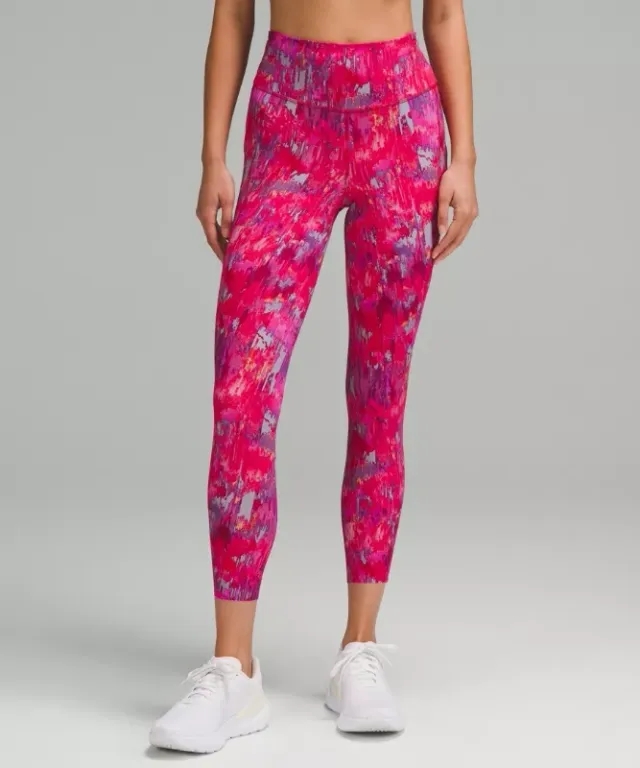 lululemon – Women's Fast and Free High-Rise Tight Leggings 5 Pocket – 25" – Color Pink – Size 0