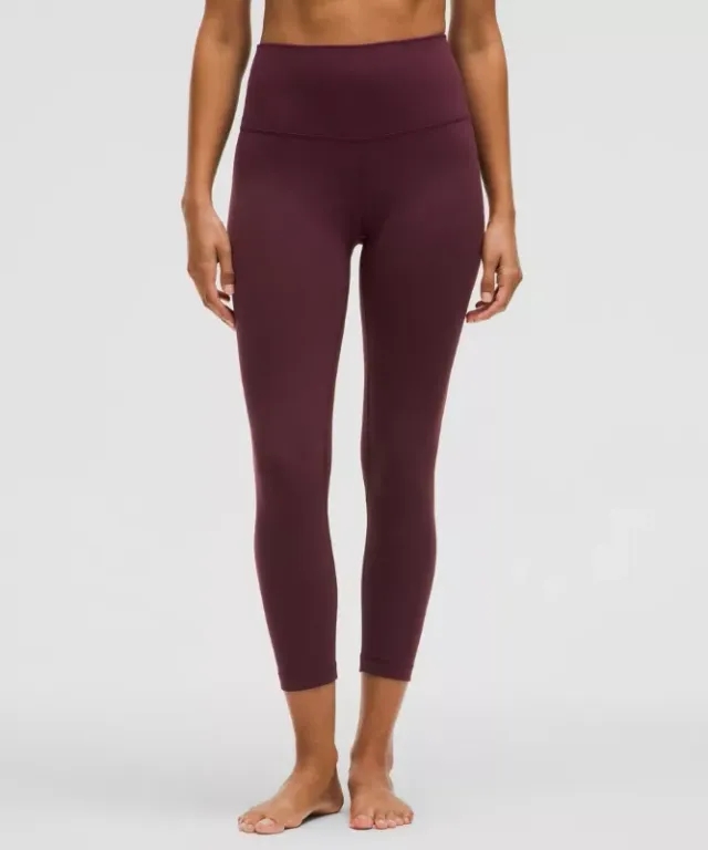 lululemon – Women's Align High-Rise Crop Leggings – 23" – Color Burgundy/Red – Size 0