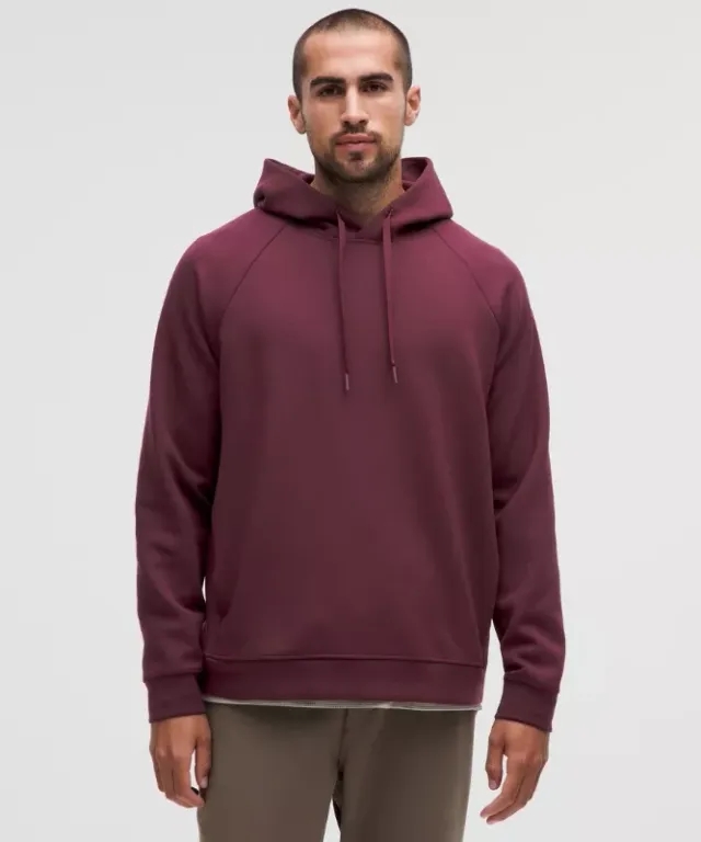 lululemon – Men's Smooth Spacer Classic-Fit Pullover Hoodie – Color Burgundy/Red – Size 2XL