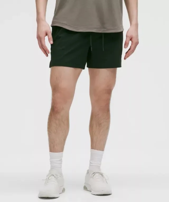 lululemon – Men's License to Train Linerless Shorts – 5" – Color Green – Size L