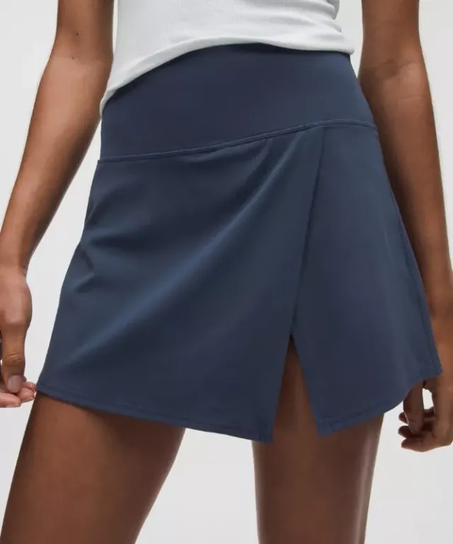 lululemon – Women's Align High-Rise Wrap-Front Skirt – Color Blue – Size 0