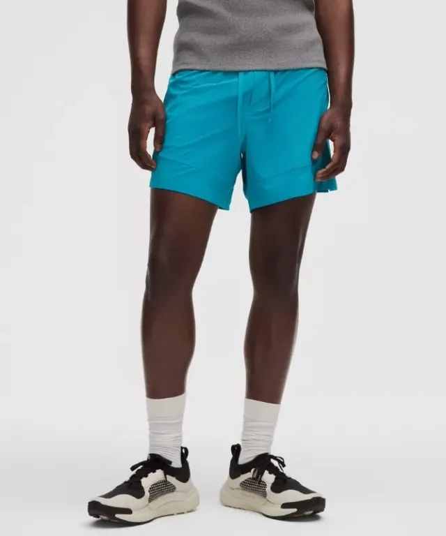 lululemon – Men's Swift Lightweight Linerless Shorts SLNSH Collection – 6" – Color Blue – Size L