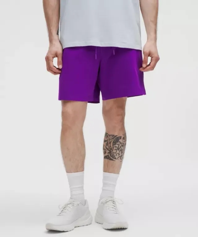 lululemon – Men's Zeroed In Linerless Shorts – 7" – Color Purple – Size L
