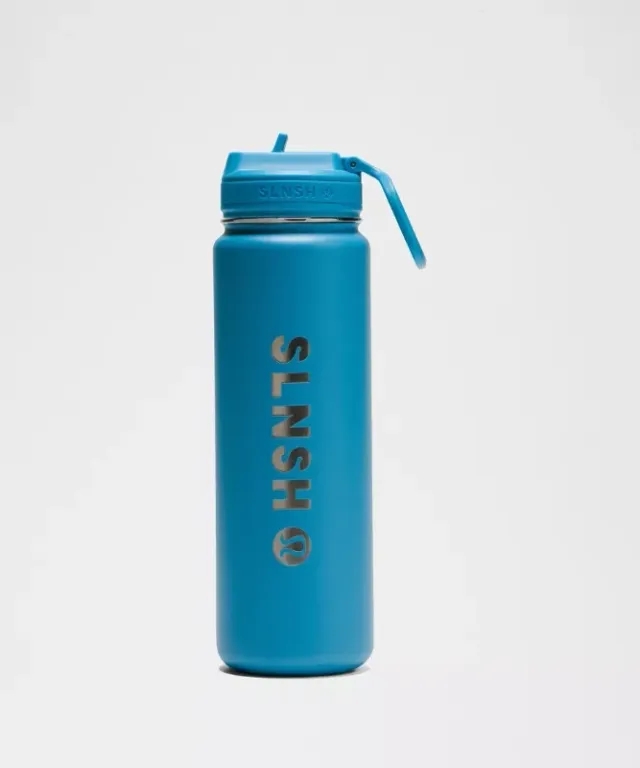 lululemon – Back to Life Sport Bottle 24oz Straw Lid SLNSH Collection – Color Blue