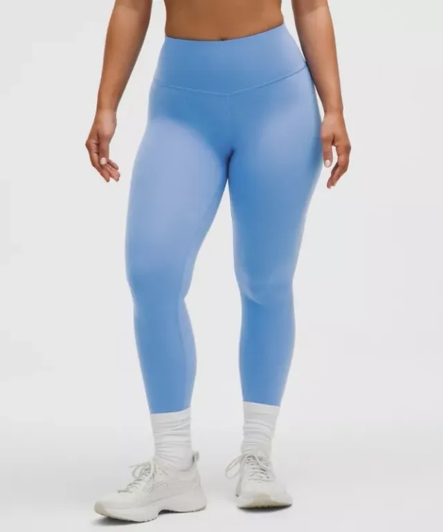 lululemon – Women's Wunder Train Contour Fit High-Rise Tight Leggings – 28" – Color Blue – Size 0