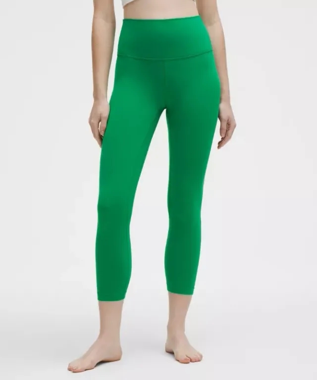 lululemon – Women's Align High-Rise Crop Leggings – 23" – Color Green – Size 0