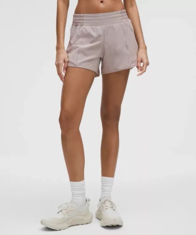 lululemon – Women's Hotty Hot High-Rise Lined Shorts – 4" – Color Grey – Size 0