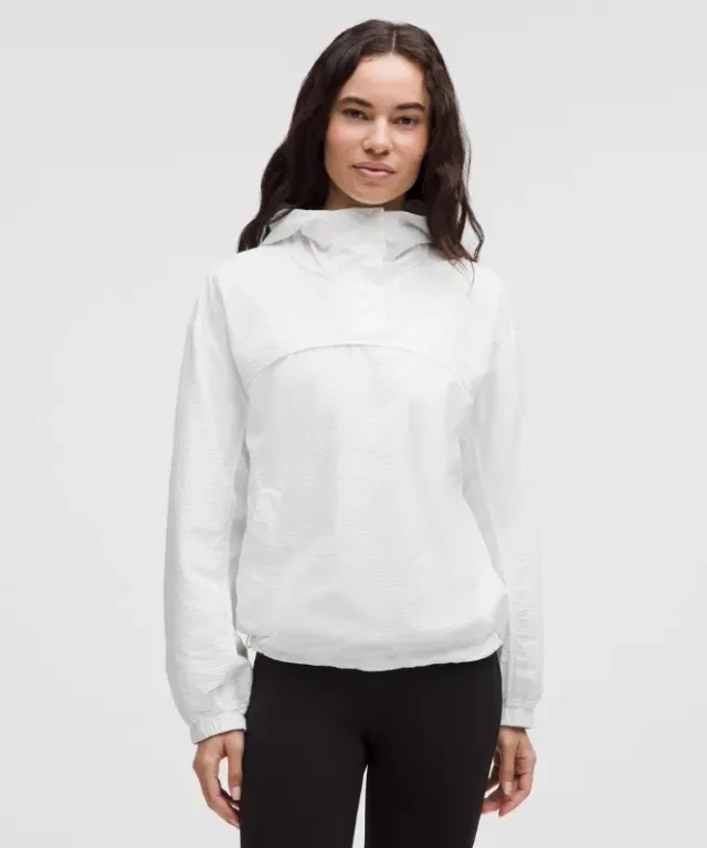 lululemon – Women's Pack Lite Anorak Windbreaker Jacket – Color White – Size L